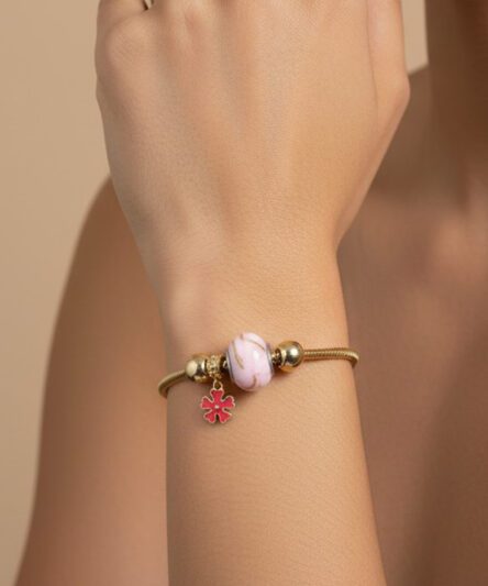 XUPING JEWELRY 14 Ayar Altın Kaplama PND Charms Pembe