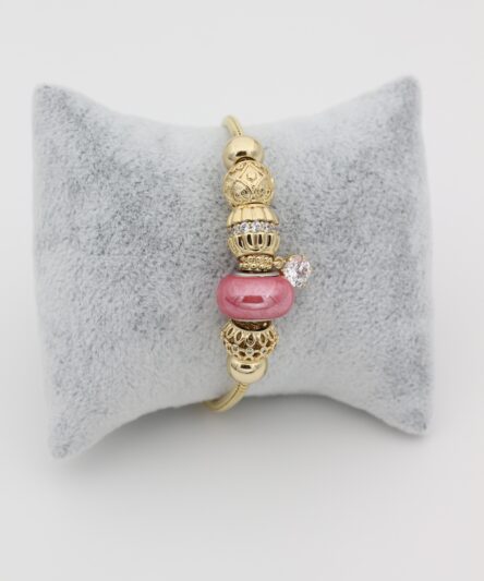 XUPING JEWELRY 14 Ayar Altın Kaplama PND Charms Fuşya