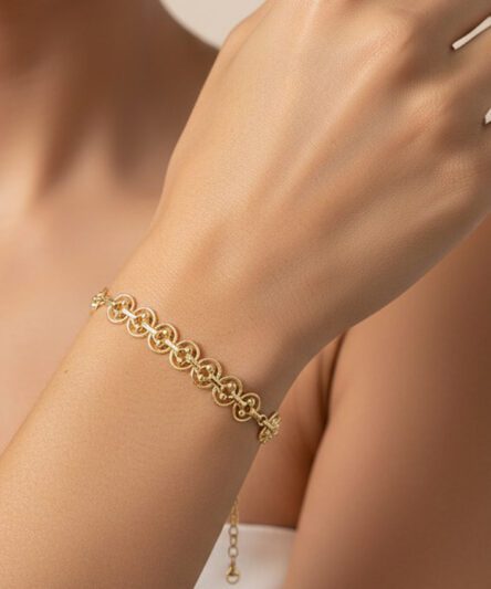 XUPING JEWELRY 14 Ayar Altın Kaplama, Leyd's Bileklik