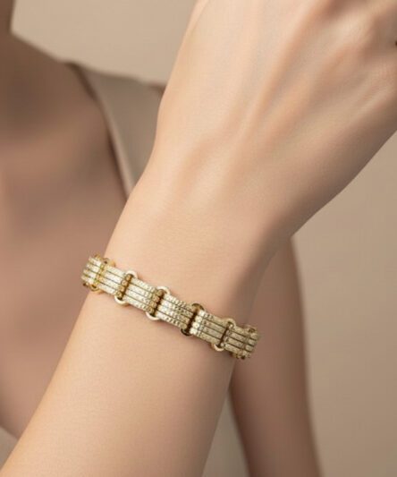 XUPING JEWELRY 14 Ayar Altın Kaplama, Madonna Model Bileklik