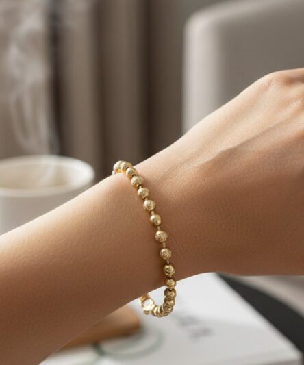 XUPING JEWELRY 14 Ayar Altın Kaplama, Top Bileklik