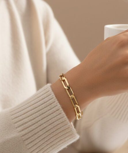 XUPING JEWELRY 14 Ayar Altın Kaplama, Ataç Bileklik