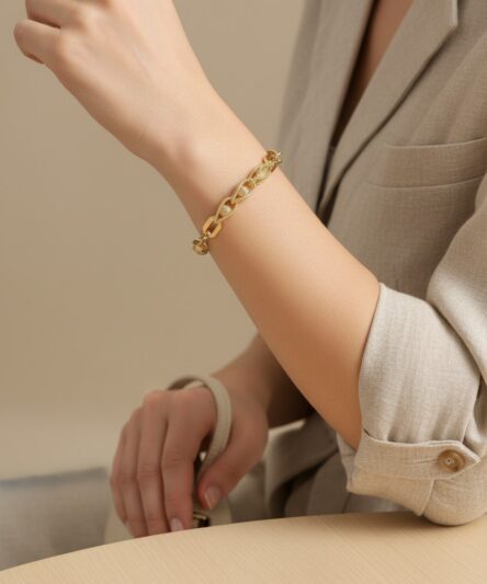 XUPING JEWELRY 14 Ayar Altın Kaplama, Silvano Bileklik