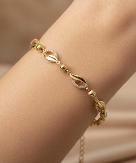XUPING JEWELRY 14 Ayar Altın Kaplama, Swan Zirkon Taşlı Bileklik