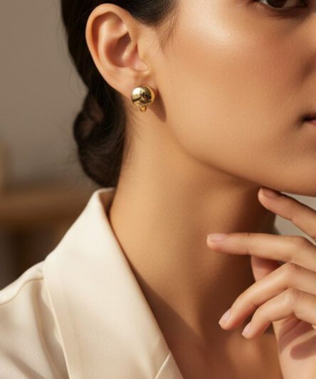 XUPING JEWELRY 14 Ayar Altın Kaplama, Mimra Küpe