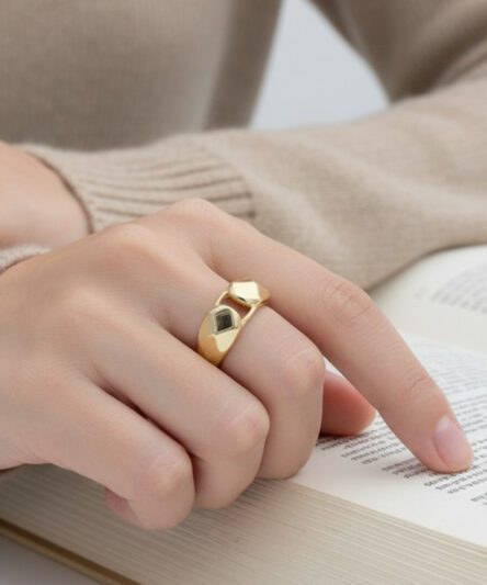 XUPING JEWELRY 14 Ayar Altın Kaplama, Lorise Yüzük