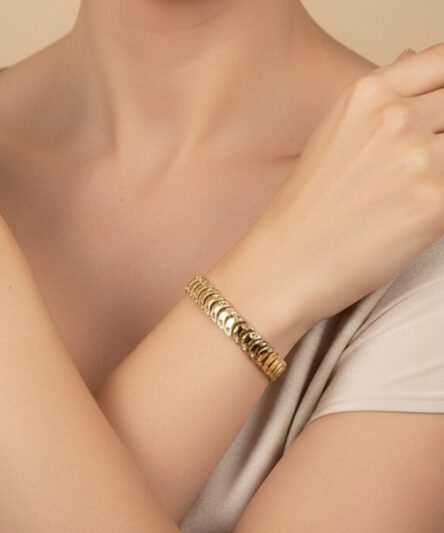 XUPING JEWELRY 14 Ayar Altın Kaplama, Kılçık Zirkon Taşlı Bileklik