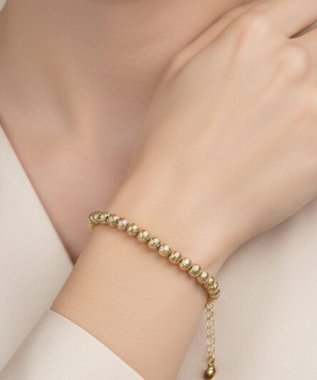 XUPING JEWELRY 14 Ayar Altın Kaplama, Dorika Model Bileklik