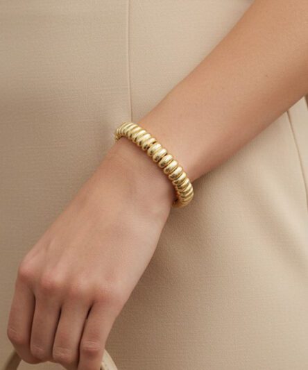 Stil İncisi/Xupıng Jewelry 14 Ayar Altın Kaplama, Mirall  Model Bileklik