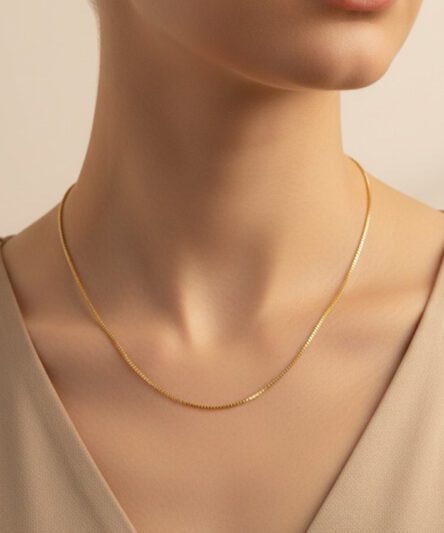 Stil İncisi/Xupıng Jewelry  14 Ayar Altın Kaplama, Zincir Model Kolye