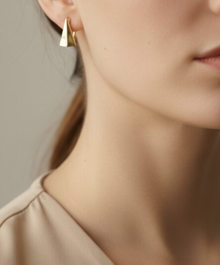 XUPING JEWELRY 14 Ayar Altın Kaplama, Ok Model Küpe