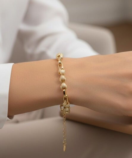 XUPING JEWELRY 14 Ayar Altın Kaplama, Eze Model Bileklik