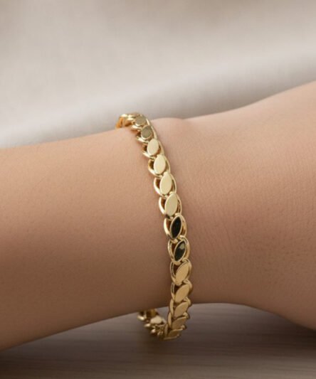 XUPING JEWELRY 14 Ayar Altın Kaplama, Arpa Model Bileklik