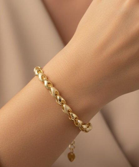 XUPING JEWELRY 14 Ayar Altın Kaplama, Eliz Model Bileklik