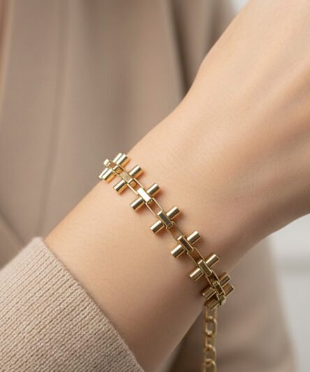 XUPING JEWELRY 14 Ayar Altın Kaplama, My Lady Model Bileklik