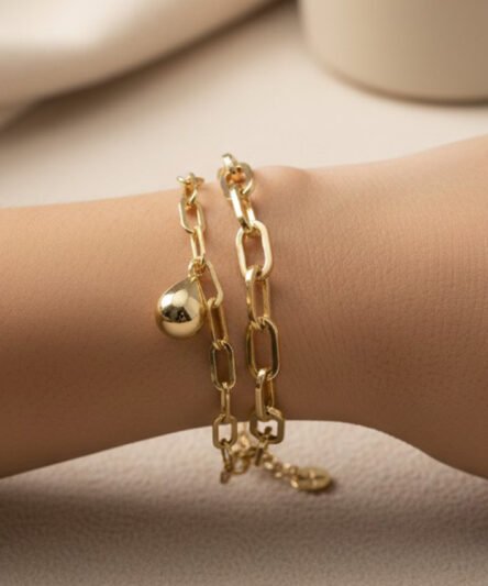 XUPING JEWELRY 14 Ayar Altın Kaplama, İlvesa Model Bileklik