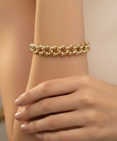 XUPING JEWELRY 14 Ayar Altın Kaplama, Likya Model Bileklik
