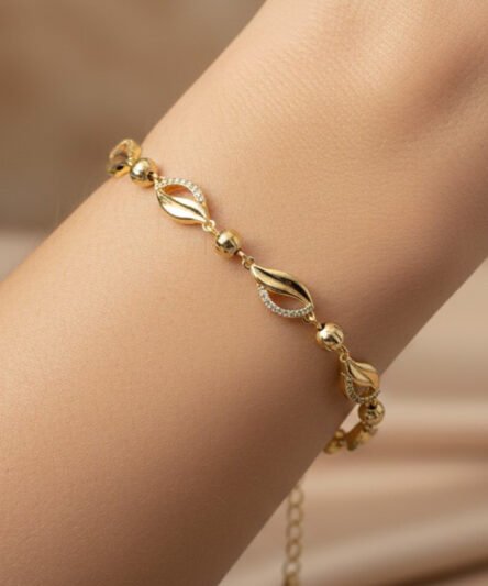 XUPING JEWELRY 14 Ayar Altın Kaplama, Swan Zirkon Taşlı Bileklik