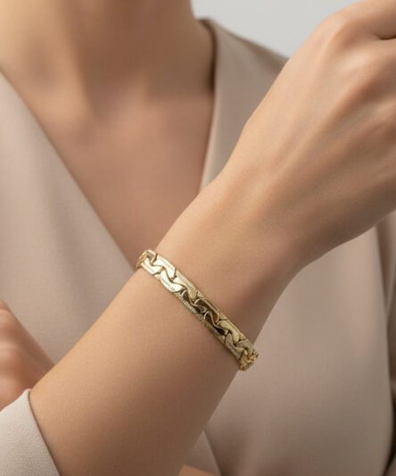 XUPING JEWELRY 14 Ayar Altın Kaplama, Enemal Model Bileklik