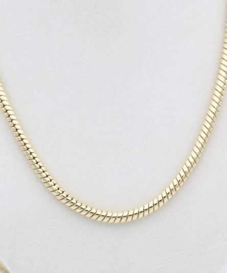 XUPING JEWELRY 14 Ayar Altın Kaplama, Balık Sırtı Model Kolye