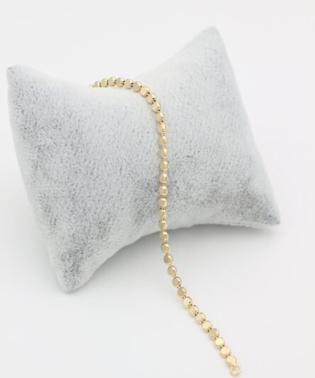 XUPING JEWELRY 14 Ayar Altın Kaplama, Pul Zincir Model Bileklik