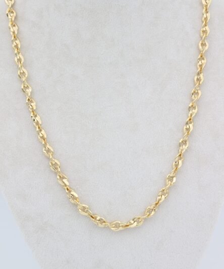 XUPING JEWELRY 14 Ayar Altın Kaplama, Burgu Model Kolye