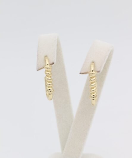 XUPING JEWELRY 14 Ayar Altın Kaplama, Milena Model Küpe