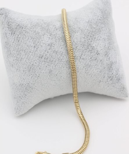 XUPING JEWELRY 14 Ayar Altın Kaplama, Balık sırtı ince model  bileklik