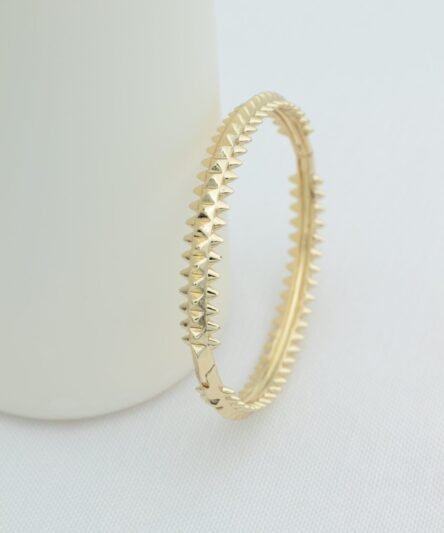 Stil İncisi/Xupıng Jewelry 14 Ayar Altın Kaplama, Çivi Model Kelepçe